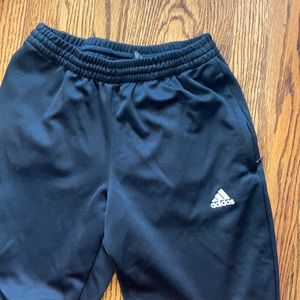 Adidas “climalite” jogger sweat pants in black